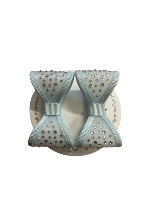 Mollettina fiocchi swarovski Rò Rò | MO SW 421CEL